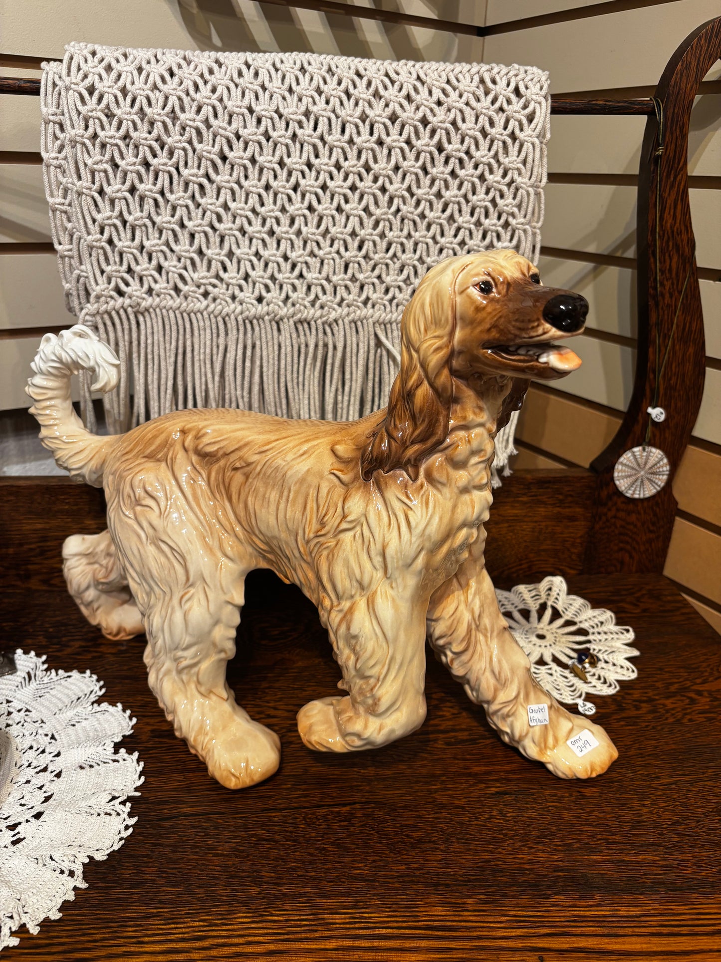 Large Goebel Afghan Dog Figurine