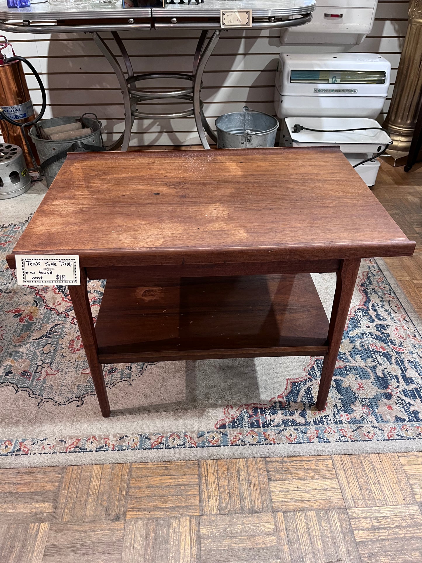 Mid Century Teak Side Table