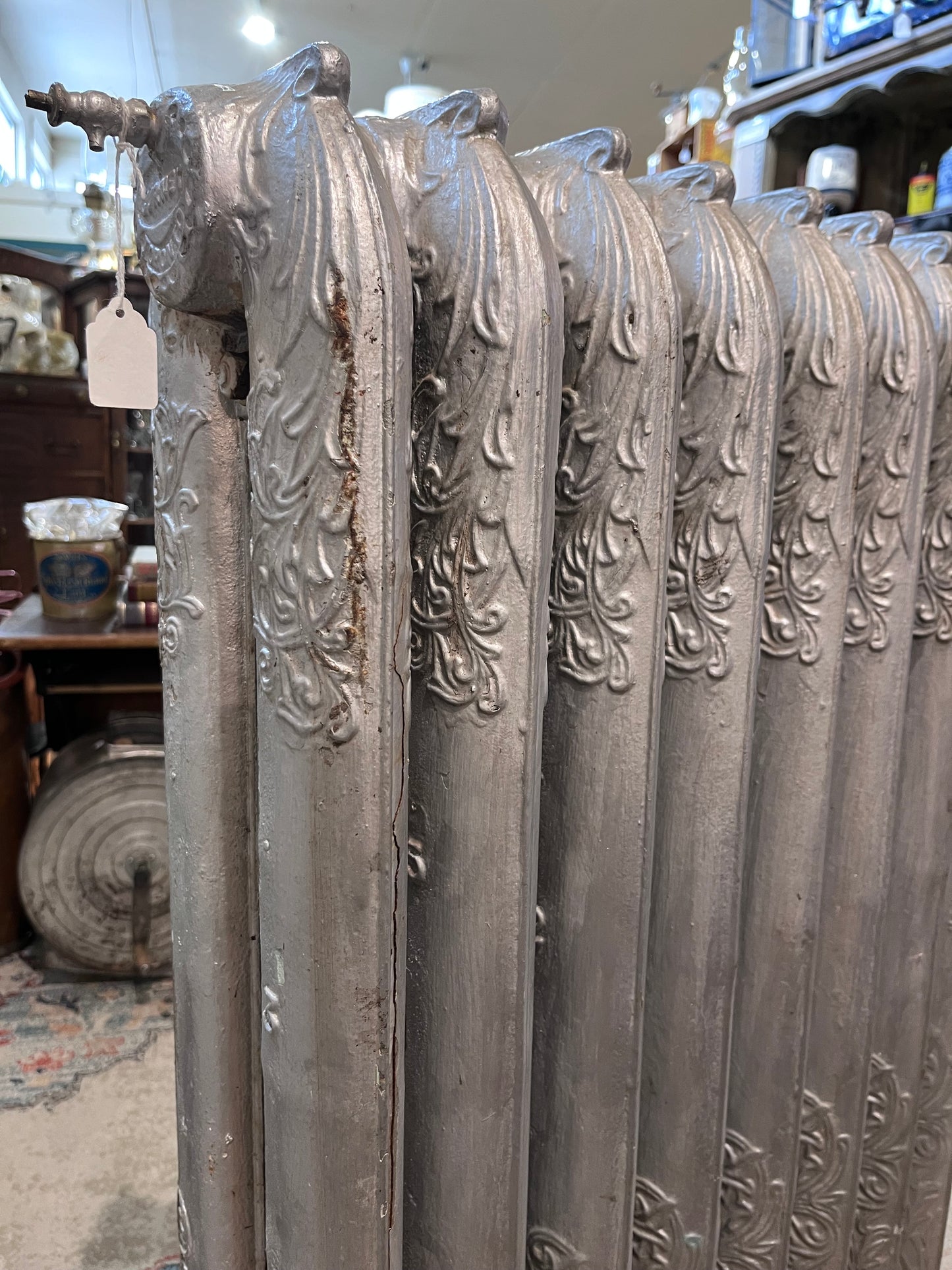 Original Ornate Cast-Iron Radiator