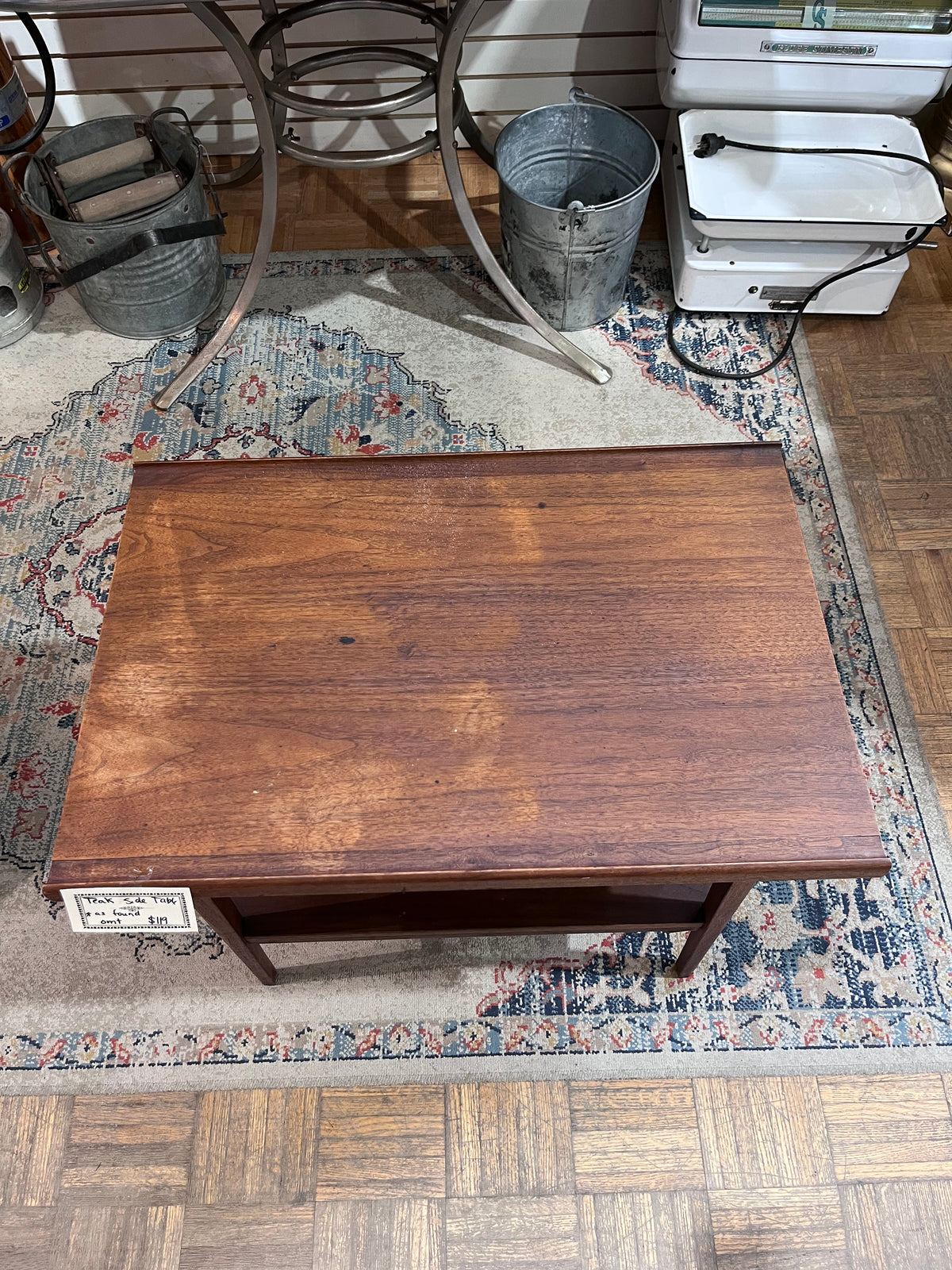 Mid Century Teak Side Table