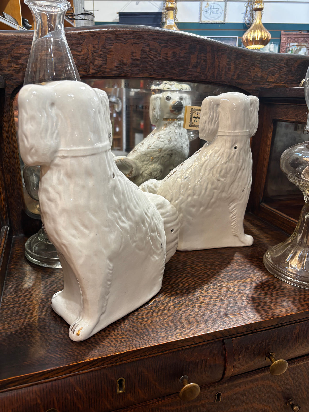 Pair of Antique Staffordshire Dogs