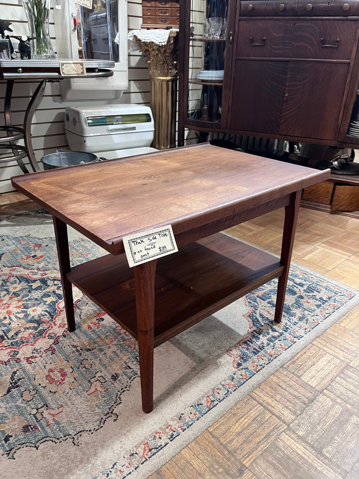 Mid Century Teak Side Table
