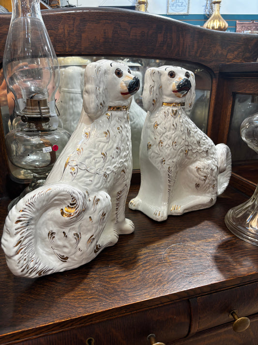 Pair of Antique Staffordshire Dogs