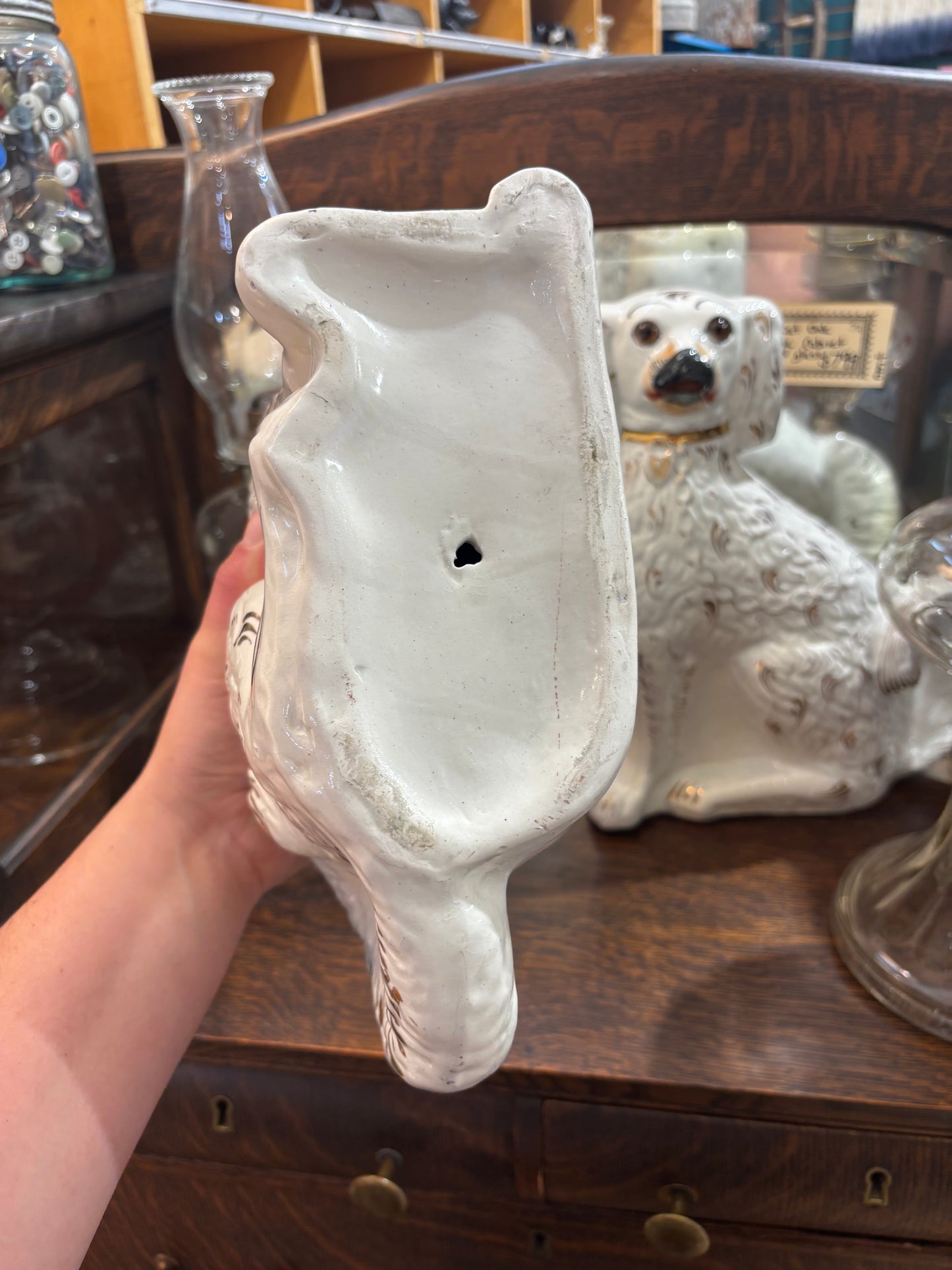 Pair of Antique Staffordshire Dogs