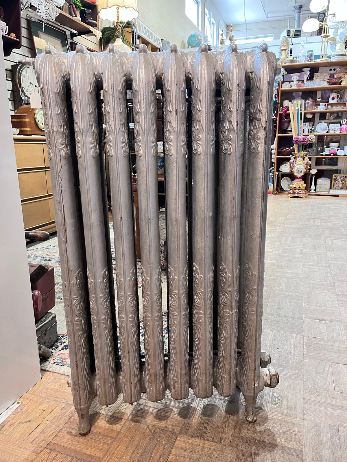 Original Ornate Cast-Iron Radiator