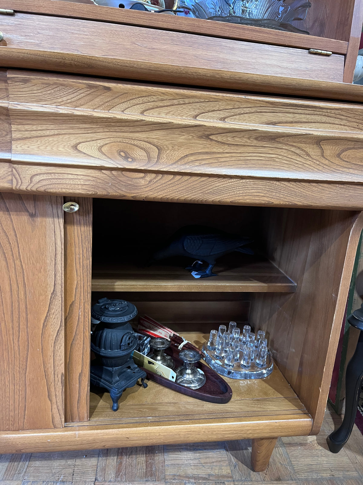Krug Solid Wood Elm MCM Hutch