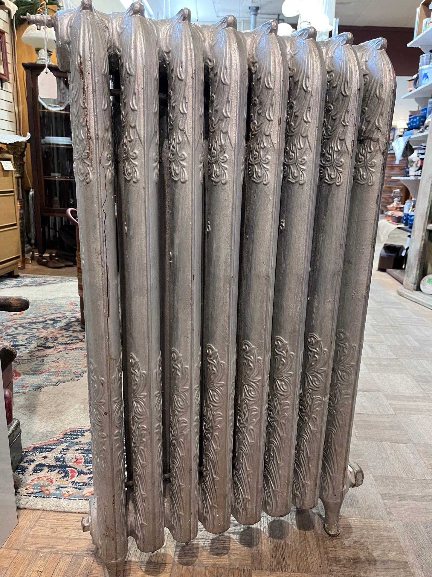 Original Ornate Cast-Iron Radiator