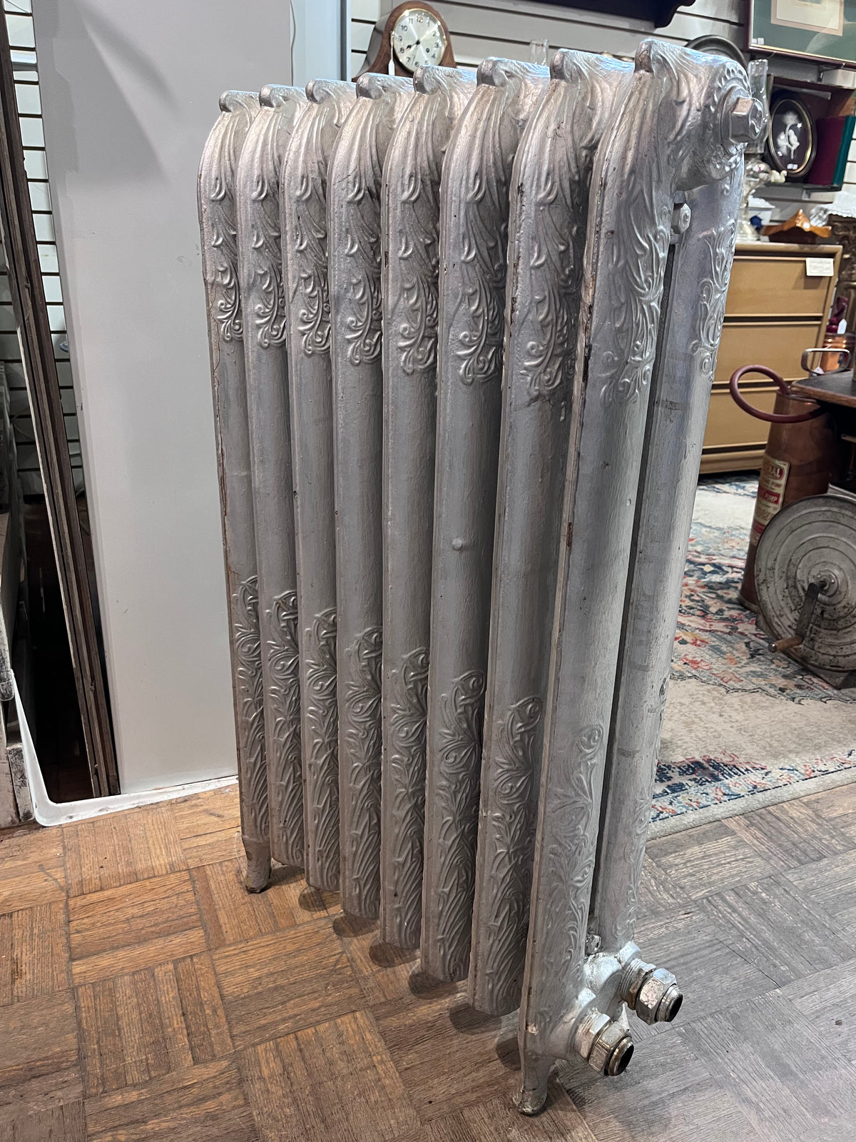 Original Ornate Cast-Iron Radiator