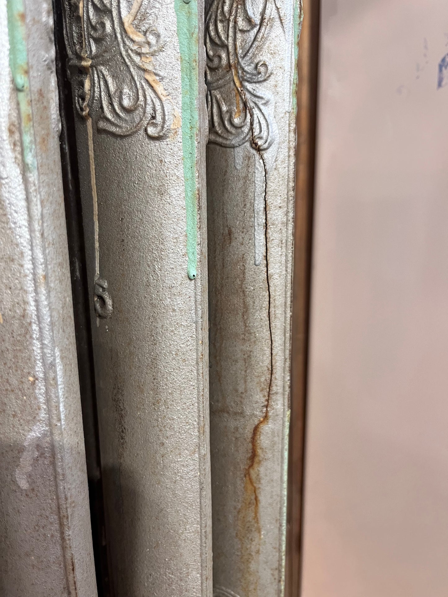 Original Ornate Cast-Iron Radiator