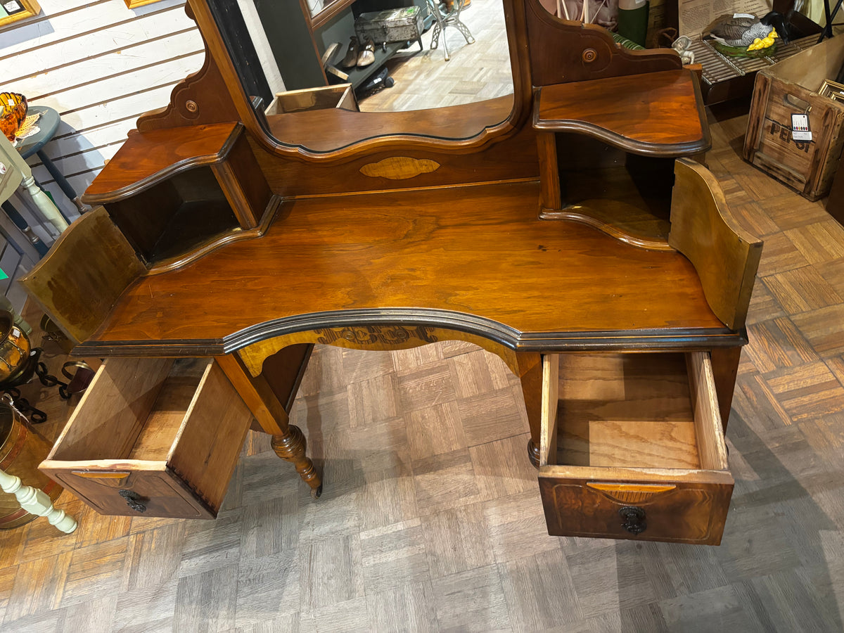 Antique Vanity with Mirror